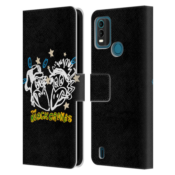 The Black Crowes Graphics Heads Leather Book Wallet Case Cover For Nokia G11 Plus