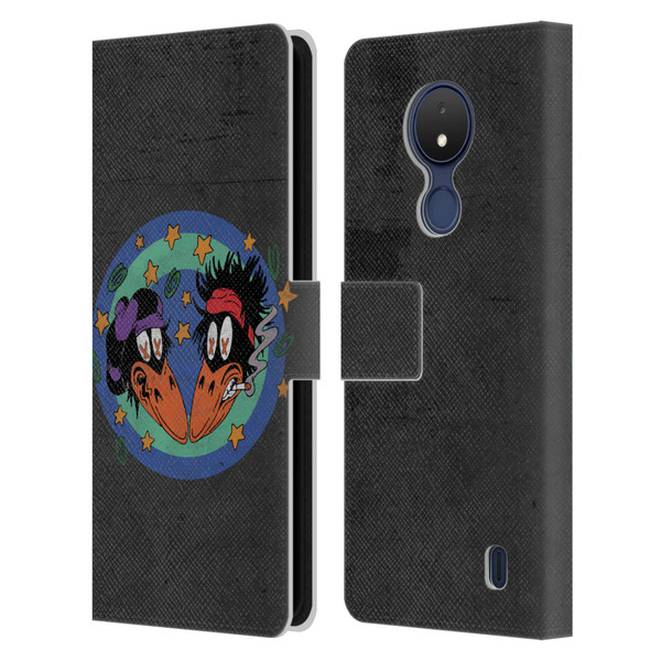 The Black Crowes Graphics Distressed Leather Book Wallet Case Cover For Nokia C21