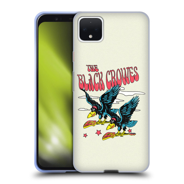 The Black Crowes Graphics Flying Guitars Soft Gel Case for Google Pixel 4 XL