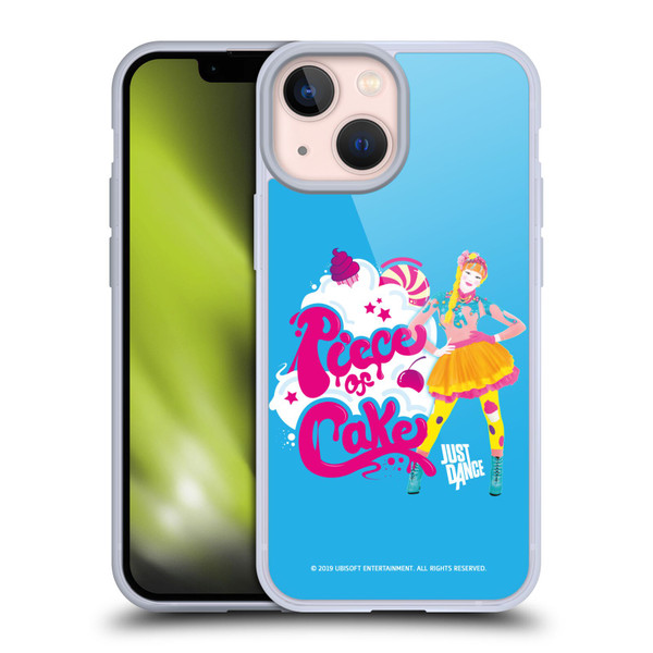 Just Dance Artwork Compositions Piece Of Cake Soft Gel Case for Apple iPhone 13 Mini