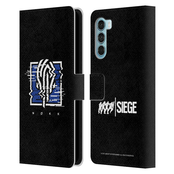 Tom Clancy's Rainbow Six Siege Icons Nokk Leather Book Wallet Case Cover For Motorola Edge S30 / Moto G200 5G