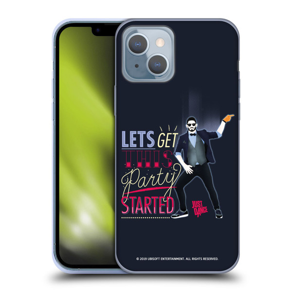 Just Dance Artwork Compositions Party Started Soft Gel Case for Apple iPhone 14