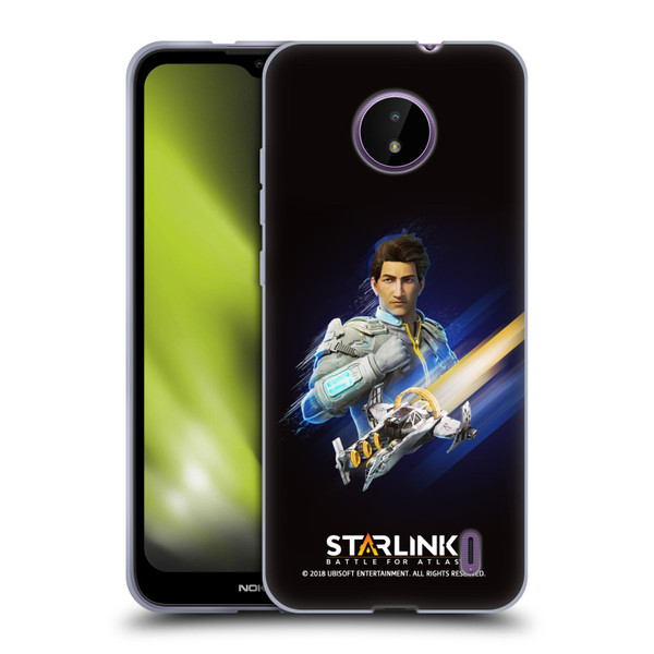 Starlink Battle for Atlas Character Art Mason Arana Soft Gel Case for Nokia C10 / C20