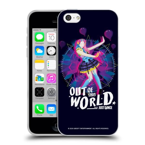 Just Dance Artwork Compositions Out Of This World Soft Gel Case for Apple iPhone 5c