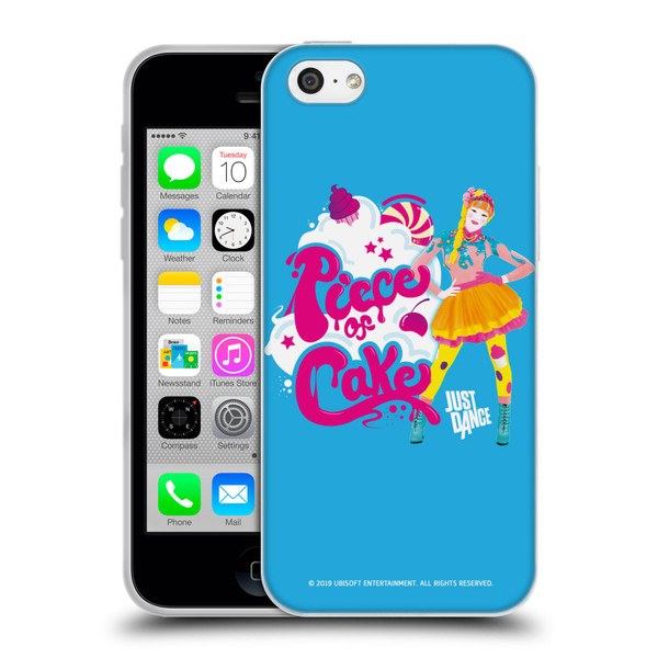 Just Dance Artwork Compositions Piece Of Cake Soft Gel Case for Apple iPhone 5c
