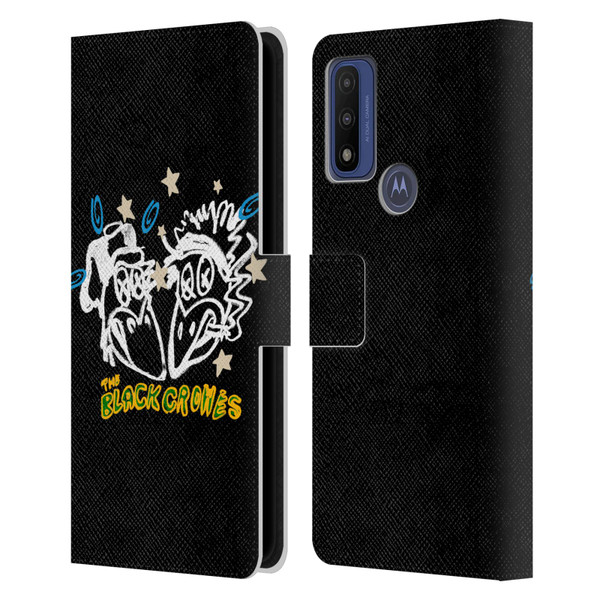 The Black Crowes Graphics Heads Leather Book Wallet Case Cover For Motorola G Pure