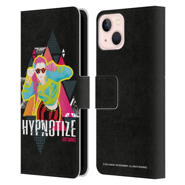Just Dance Artwork Compositions Hypnotize Leather Book Wallet Case Cover For Apple iPhone 13