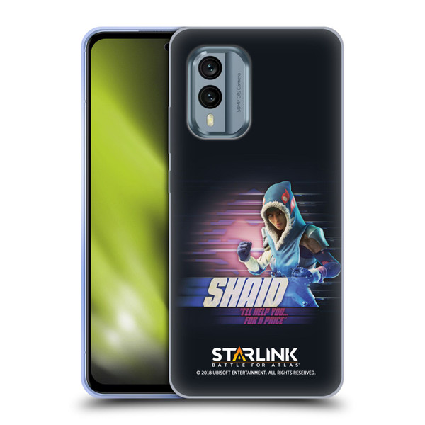 Starlink Battle for Atlas Character Art Shaid Soft Gel Case for Nokia X30