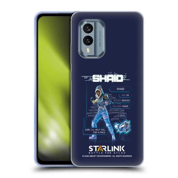 Starlink Battle for Atlas Character Art Shaid 2 Soft Gel Case for Nokia X30