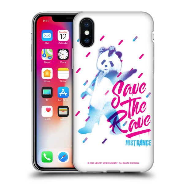 Just Dance Artwork Compositions Save The Rave Soft Gel Case for Apple iPhone X / iPhone XS