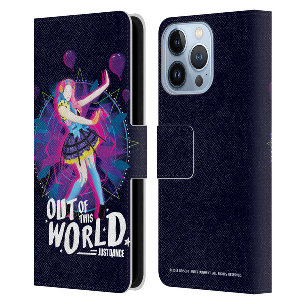 Just Dance Artwork Compositions Out Of This World Leather Book Wallet Case Cover For Apple iPhone 13 Pro