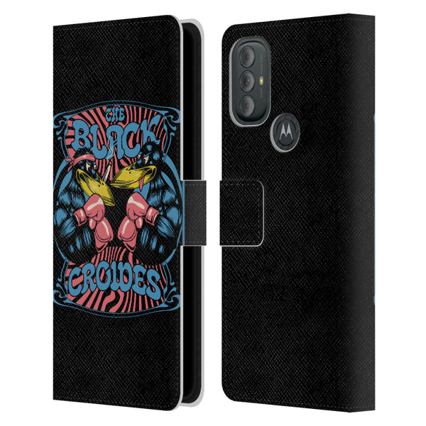 The Black Crowes Graphics Boxing Leather Book Wallet Case Cover For Motorola Moto G10 / Moto G20 / Moto G30