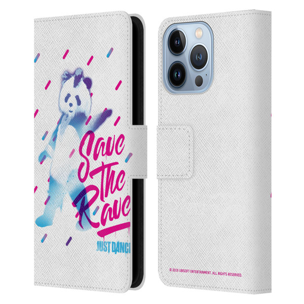 Just Dance Artwork Compositions Save The Rave Leather Book Wallet Case Cover For Apple iPhone 13 Pro