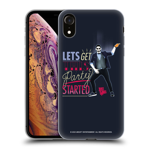 Just Dance Artwork Compositions Party Started Soft Gel Case for Apple iPhone XR