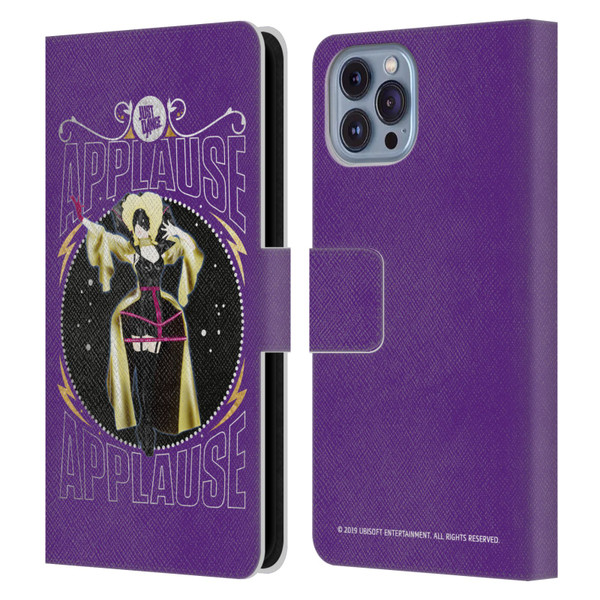 Just Dance Artwork Compositions Applause Leather Book Wallet Case Cover For Apple iPhone 14