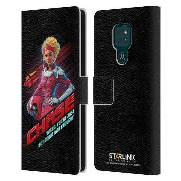 Starlink Battle for Atlas Character Art Calisto Chase Da Silva Leather Book Wallet Case Cover For Motorola Moto G9 Play