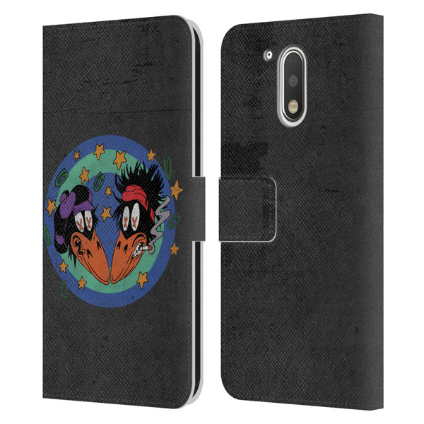 The Black Crowes Graphics Distressed Leather Book Wallet Case Cover For Motorola Moto G41