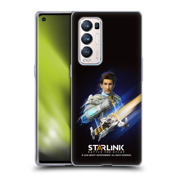 Starlink Battle for Atlas Character Art Mason Arana Soft Gel Case for OPPO Find X3 Neo / Reno5 Pro+ 5G