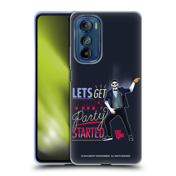 Just Dance Artwork Compositions Party Started Soft Gel Case for Motorola Edge 30