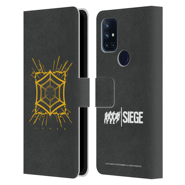 Tom Clancy's Rainbow Six Siege Icons Jager Leather Book Wallet Case Cover For OnePlus Nord N10 5G