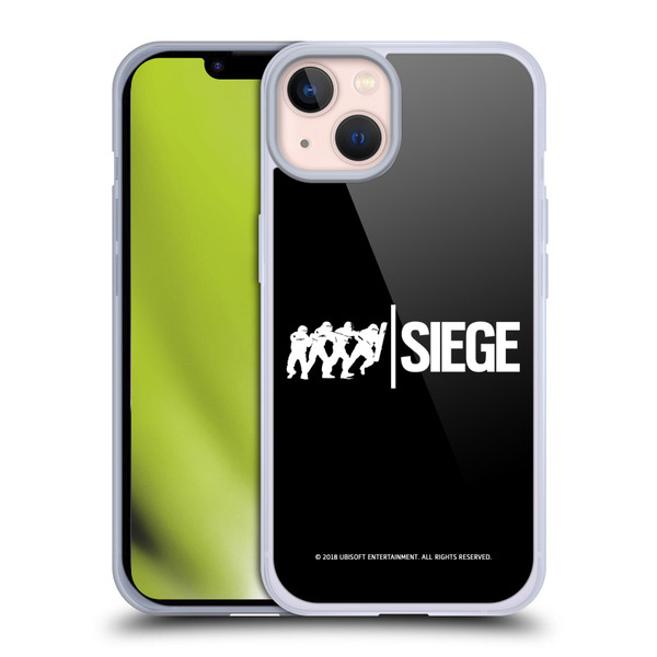 Tom Clancy's Rainbow Six Siege Logos Attack Soft Gel Case for Apple iPhone 13