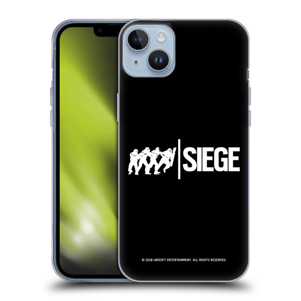 Tom Clancy's Rainbow Six Siege Logos Attack Soft Gel Case for Apple iPhone 14 Plus