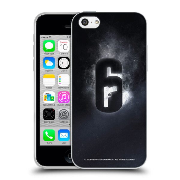 Tom Clancy's Rainbow Six Siege Logos Glow Soft Gel Case for Apple iPhone 5c