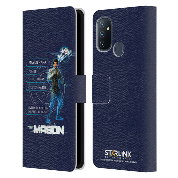 Starlink Battle for Atlas Character Art Mason Leather Book Wallet Case Cover For OnePlus Nord N100