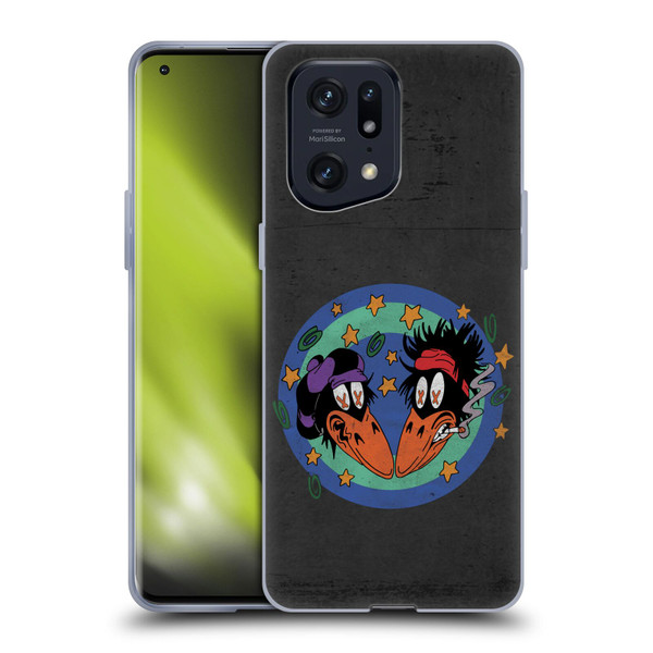 The Black Crowes Graphics Distressed Soft Gel Case for OPPO Find X5 Pro