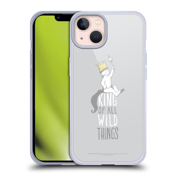 Where the Wild Things Are Literary Graphics King Soft Gel Case for Apple iPhone 13