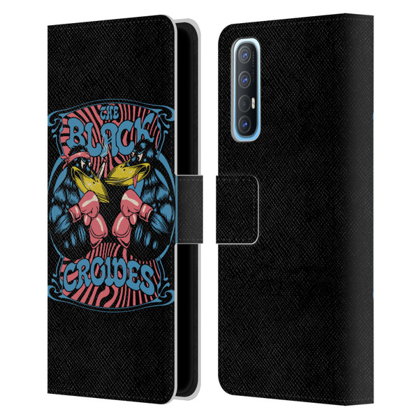 The Black Crowes Graphics Boxing Leather Book Wallet Case Cover For OPPO Find X2 Neo 5G