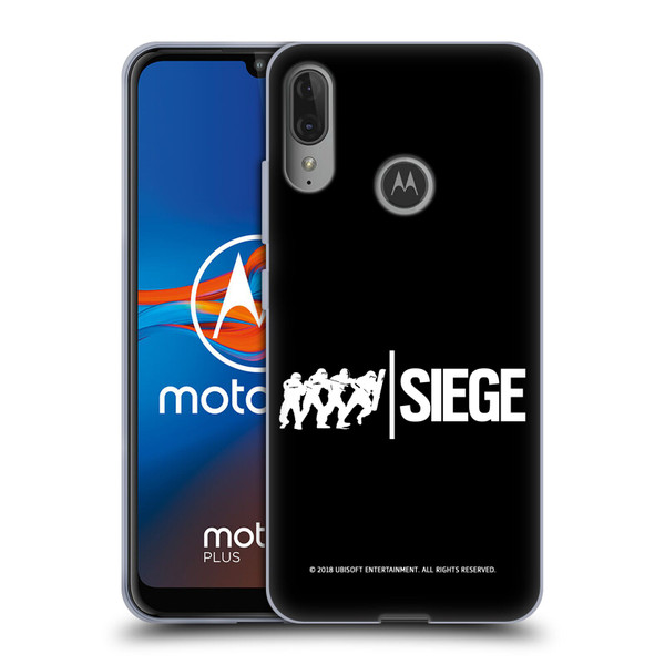 Tom Clancy's Rainbow Six Siege Logos Attack Soft Gel Case for Motorola Moto E6 Plus