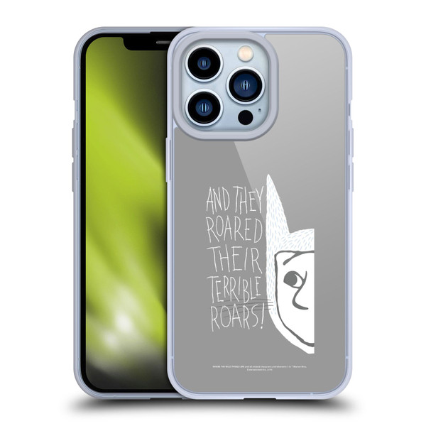 Where the Wild Things Are Literary Graphics Terrible Roars Soft Gel Case for Apple iPhone 13 Pro