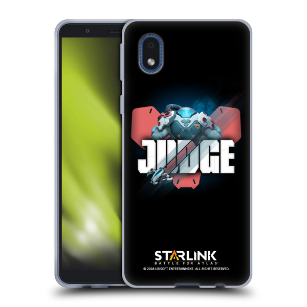 Starlink Battle for Atlas Character Art Judge Soft Gel Case for Samsung Galaxy A01 Core (2020)