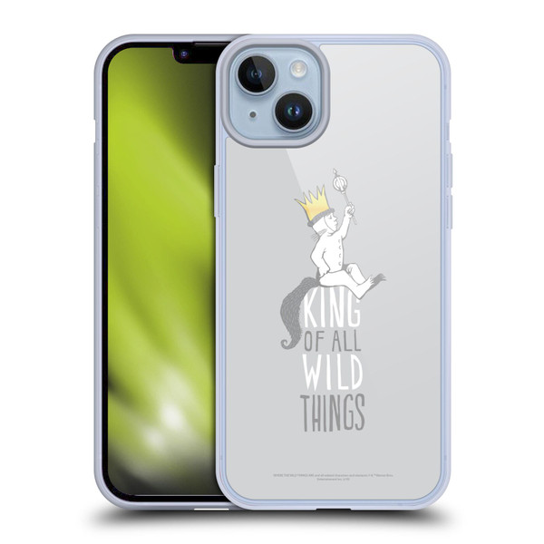 Where the Wild Things Are Literary Graphics King Soft Gel Case for Apple iPhone 14 Plus