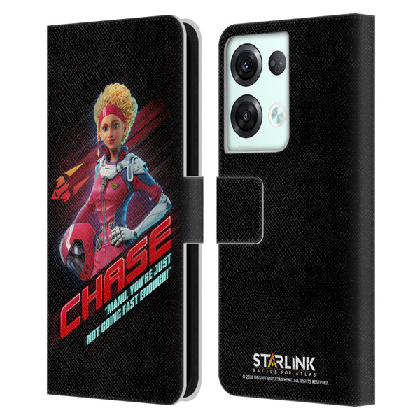 Starlink Battle for Atlas Character Art Calisto Chase Da Silva Leather Book Wallet Case Cover For OPPO Reno8 Pro