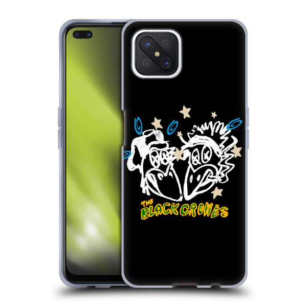 The Black Crowes Graphics Heads Soft Gel Case for OPPO Reno4 Z 5G