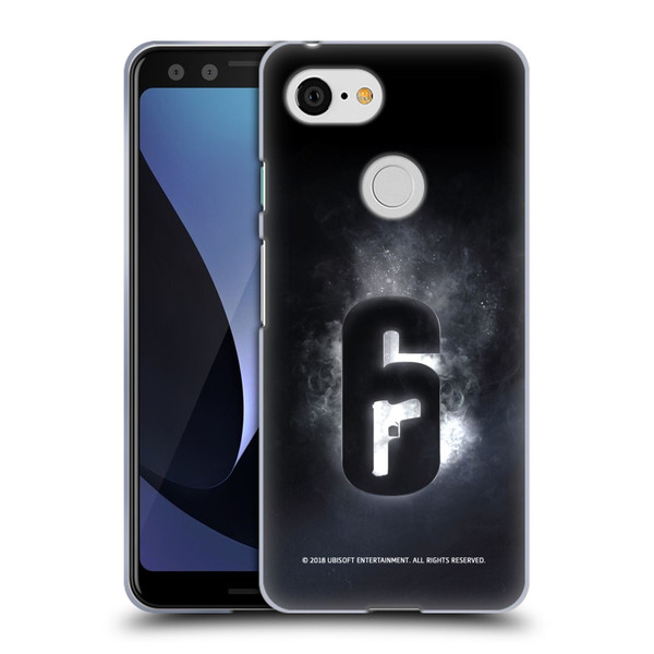 Tom Clancy's Rainbow Six Siege Logos Glow Soft Gel Case for Google Pixel 3