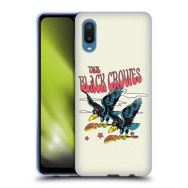 The Black Crowes Graphics Flying Guitars Soft Gel Case for Samsung Galaxy A02/M02 (2021)