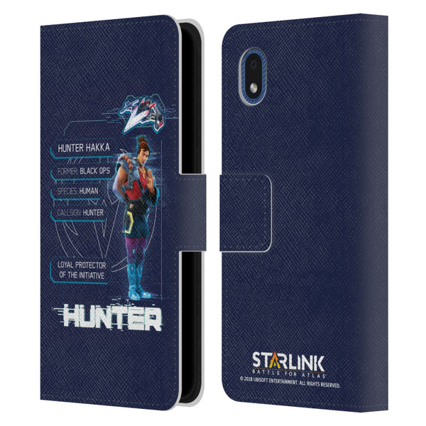 Starlink Battle for Atlas Character Art Hunter Leather Book Wallet Case Cover For Samsung Galaxy A01 Core (2020)