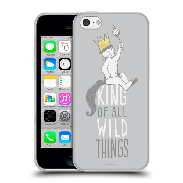 Where the Wild Things Are Literary Graphics King Soft Gel Case for Apple iPhone 5c
