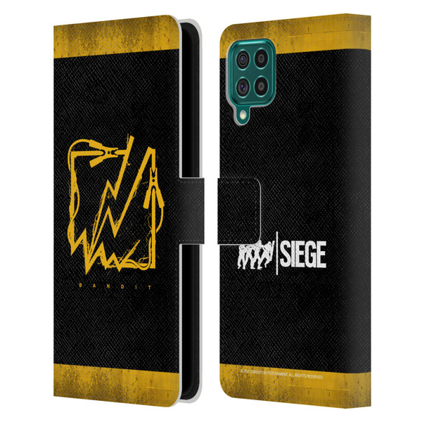 Tom Clancy's Rainbow Six Siege Icons Bandit Leather Book Wallet Case Cover For Samsung Galaxy F62 (2021)