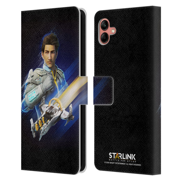 Starlink Battle for Atlas Character Art Mason Arana Leather Book Wallet Case Cover For Samsung Galaxy A04 (2022)