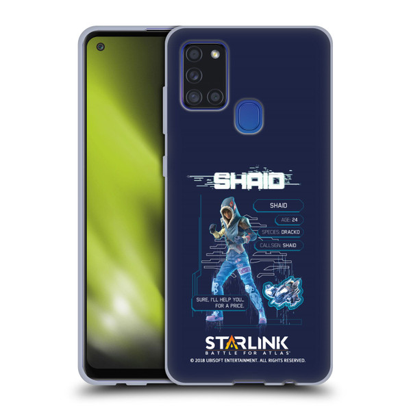 Starlink Battle for Atlas Character Art Shaid 2 Soft Gel Case for Samsung Galaxy A21s (2020)
