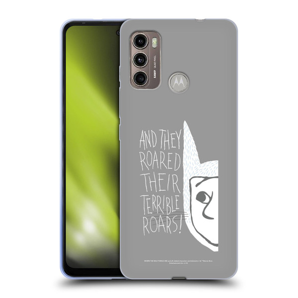 Where the Wild Things Are Literary Graphics Terrible Roars Soft Gel Case for Motorola Moto G60 / Moto G40 Fusion