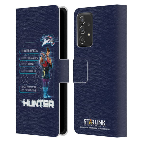 Starlink Battle for Atlas Character Art Hunter Leather Book Wallet Case Cover For Samsung Galaxy A52 / A52s / 5G (2021)