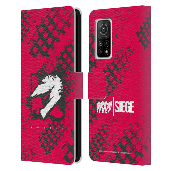 Tom Clancy's Rainbow Six Siege Icons Mozzie Leather Book Wallet Case Cover For Xiaomi Mi 10T 5G