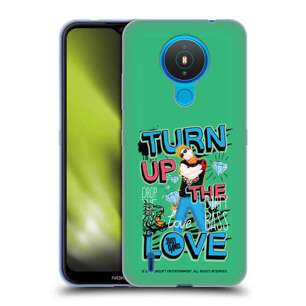 Just Dance Artwork Compositions Drop The Beat Soft Gel Case for Nokia 1.4
