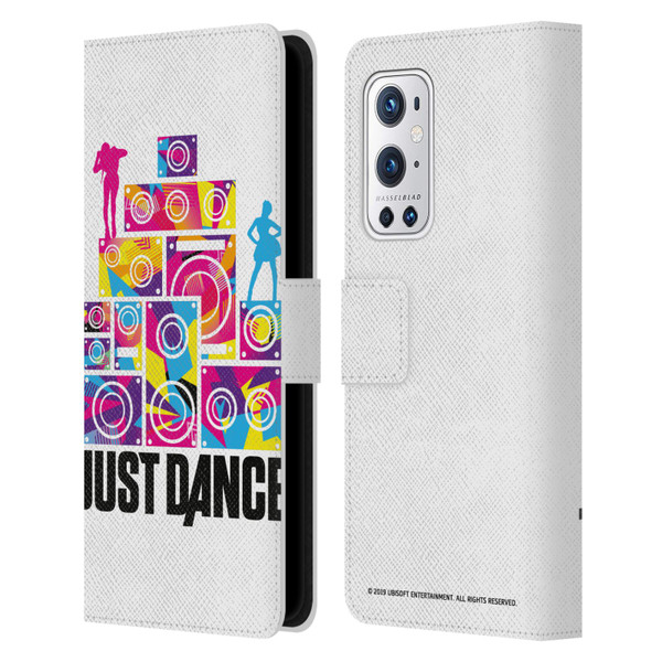 Just Dance Artwork Compositions Silhouette 4 Leather Book Wallet Case Cover For OnePlus 9 Pro