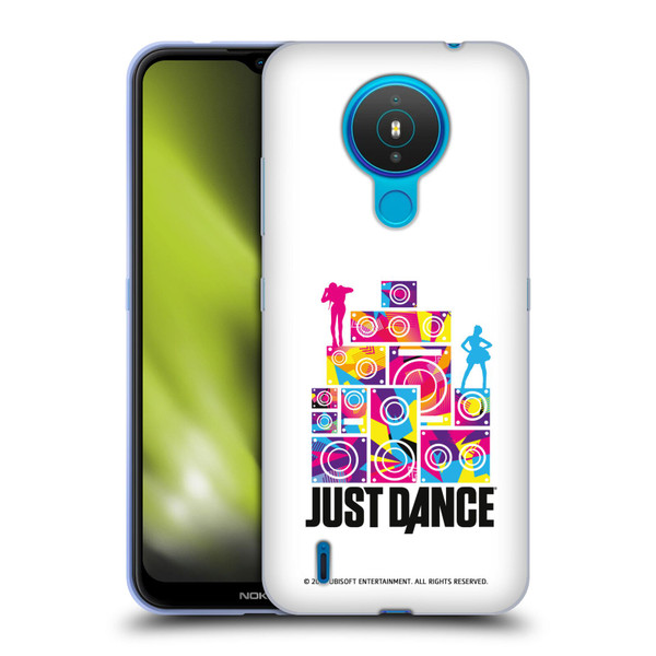 Just Dance Artwork Compositions Silhouette 5 Soft Gel Case for Nokia 1.4